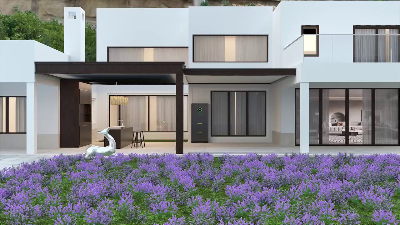 Maison contemporaine habitée